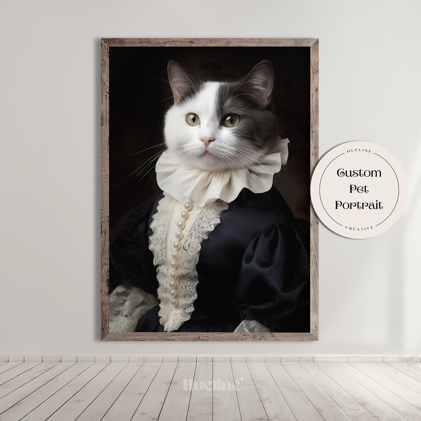 Elegant Lady Pet Portraits Gentleman Pet Royal Custom Pet Portrait Aristocrat Pet Regal Vintage Pet Birthday Gift for Pet Owner