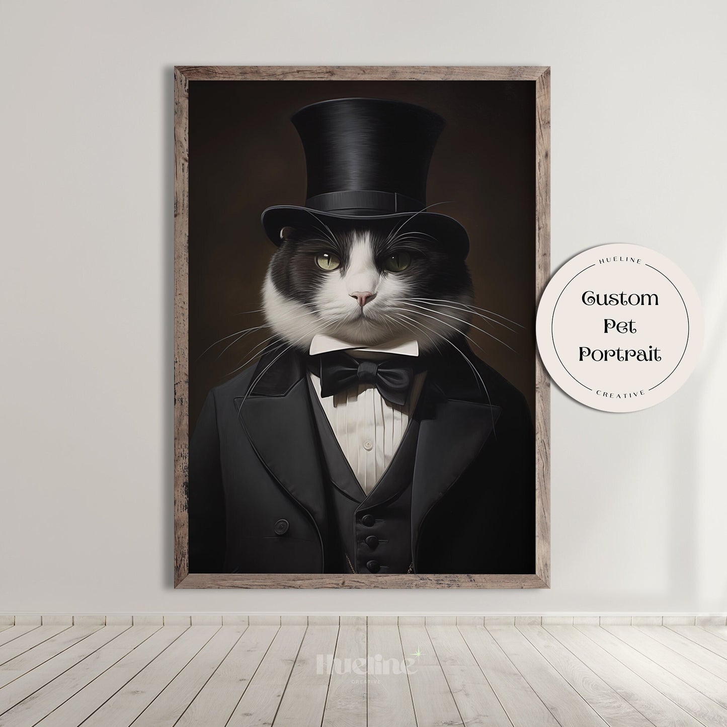 Elegant Gentleman Pet Portraits Lady Pet Royal Custom Pet Portrait Aristocrat Pet Regal Vintage Pet Birthday Gift for Pet Owner