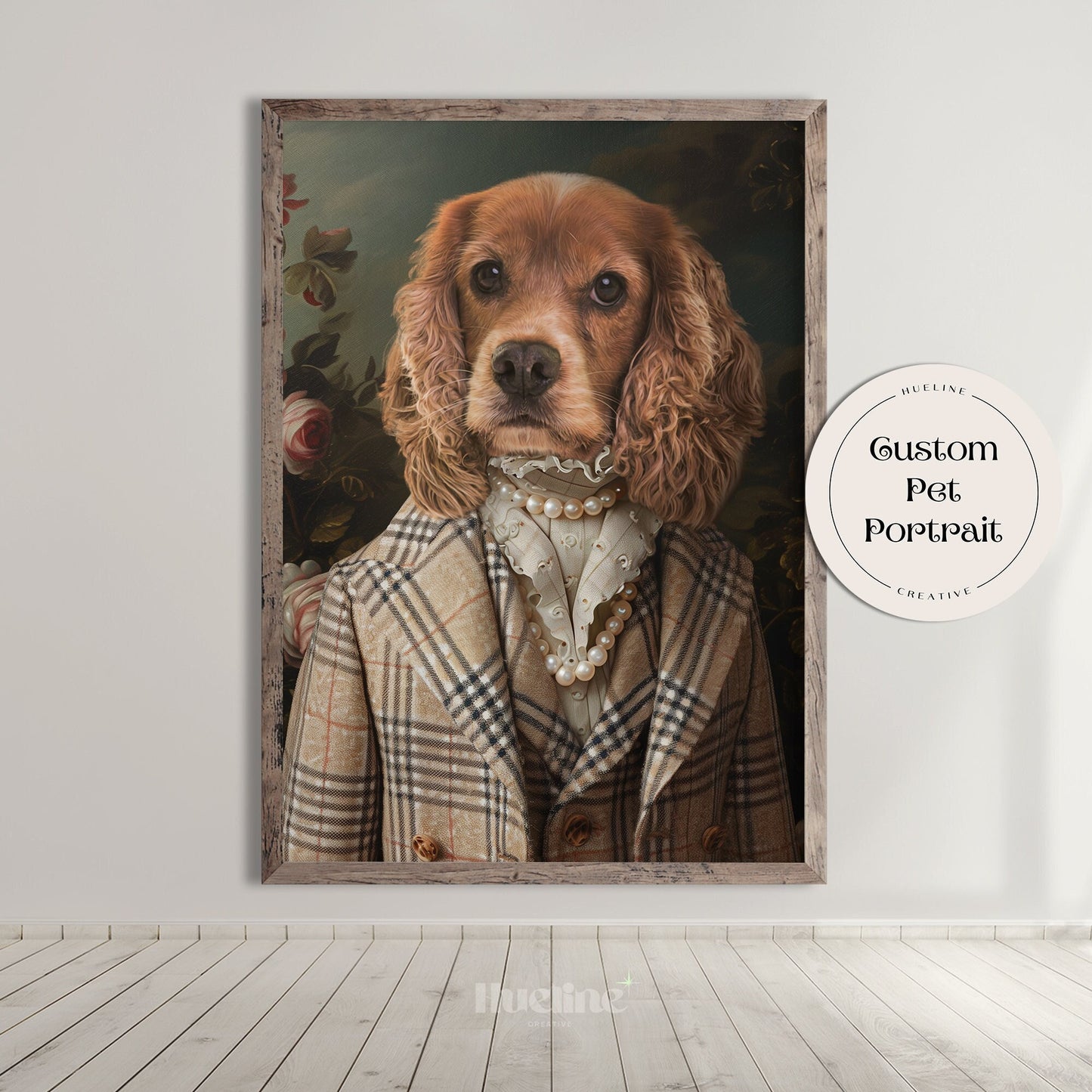 Custom Fashion Pet Portrait, Pet Couture Collection, Fashion Shoot Pet Portrait, Custom Pet for Mom, Funny Pet Gift, Personalized Pet
