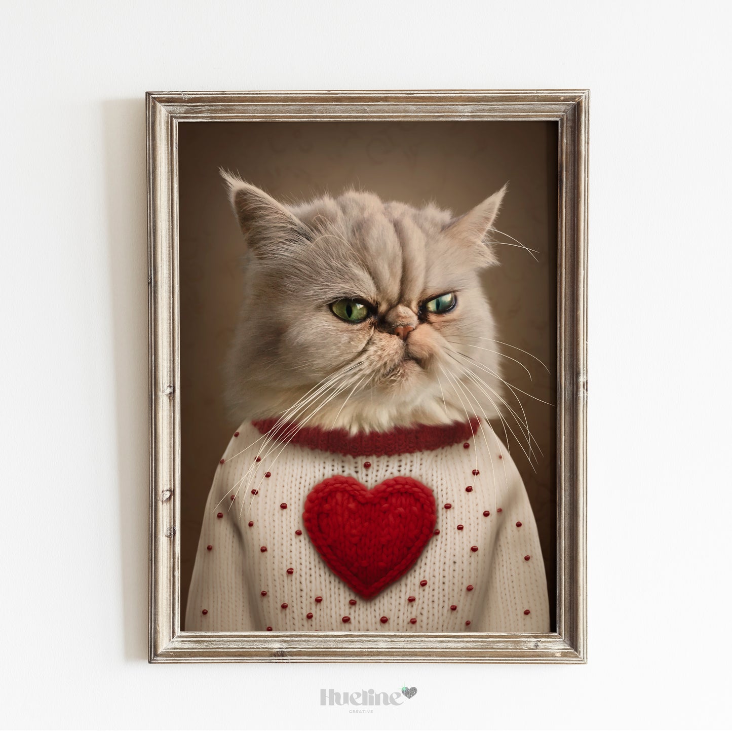 Mother's Day Custom Pet Portrait from Photo Perfect Valentines Day Pet Funny Gift Home Decor Card Pet Wall Art Gift for Pet Lover