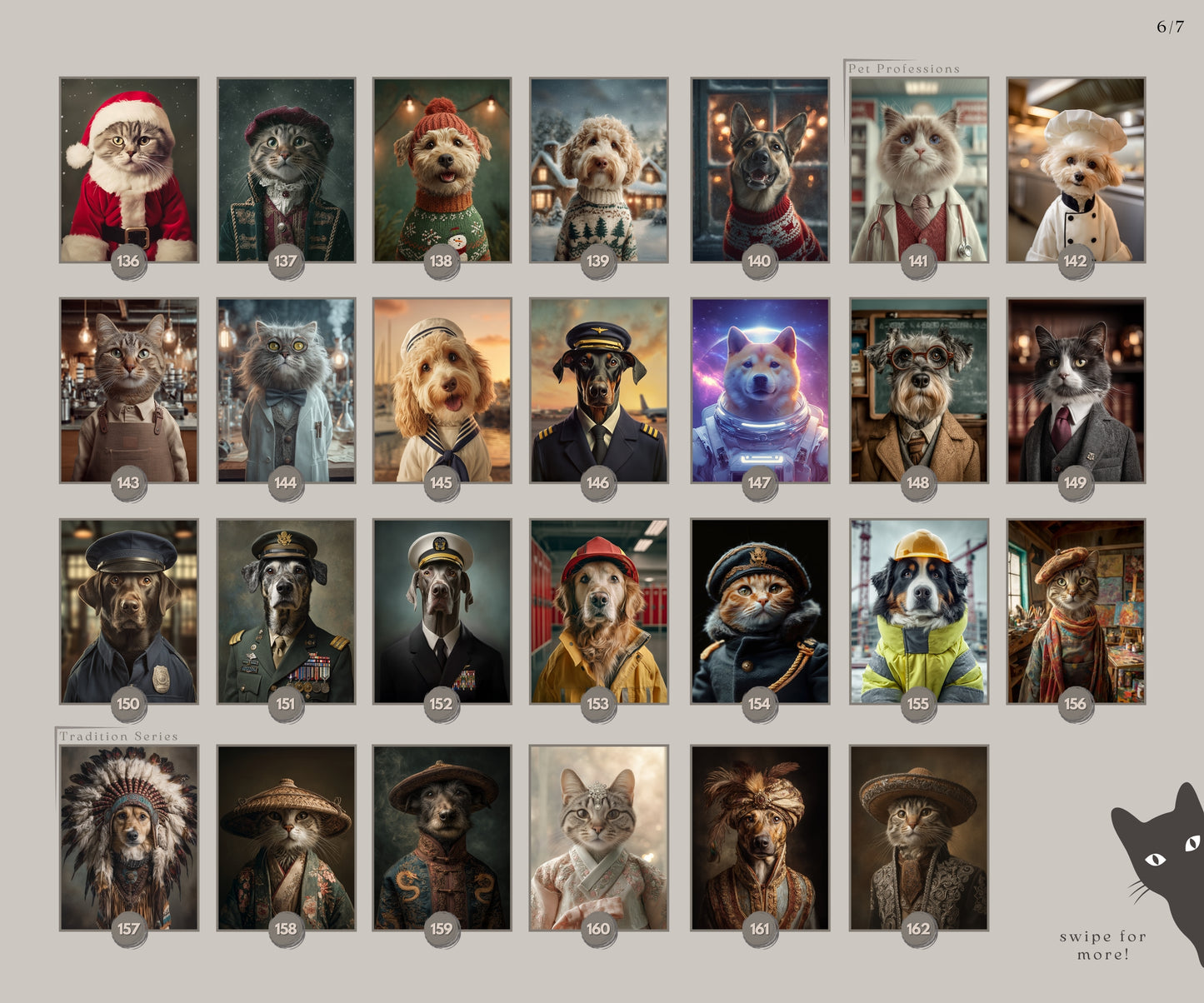 Detective Cat Portrait: Custom Vintage Pet Illustration, Gift for Cat Lovers