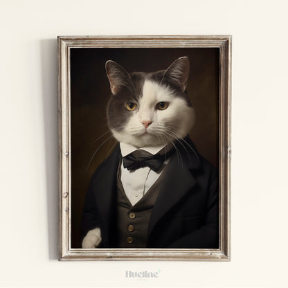 Elegant Gentleman Pet Portraits Lady Pet Royal Custom Pet Portrait Aristocrat Pet Regal Vintage Pet Birthday Gift for Dog Owner