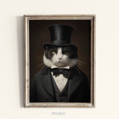 Elegant Gentleman Pet Portraits Lady Pet Royal Custom Pet Portrait Aristocrat Pet Regal Vintage Pet Birthday Gift for Pet Owner