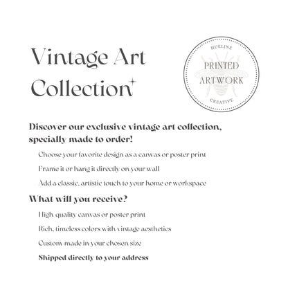 Vintage Cat Print | Antique Black and White Kitten Illustration Wall Art - L1123